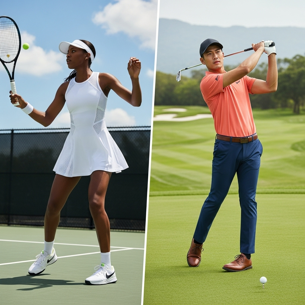 Styl na korcie i polu golfowym: moda w świecie sportu